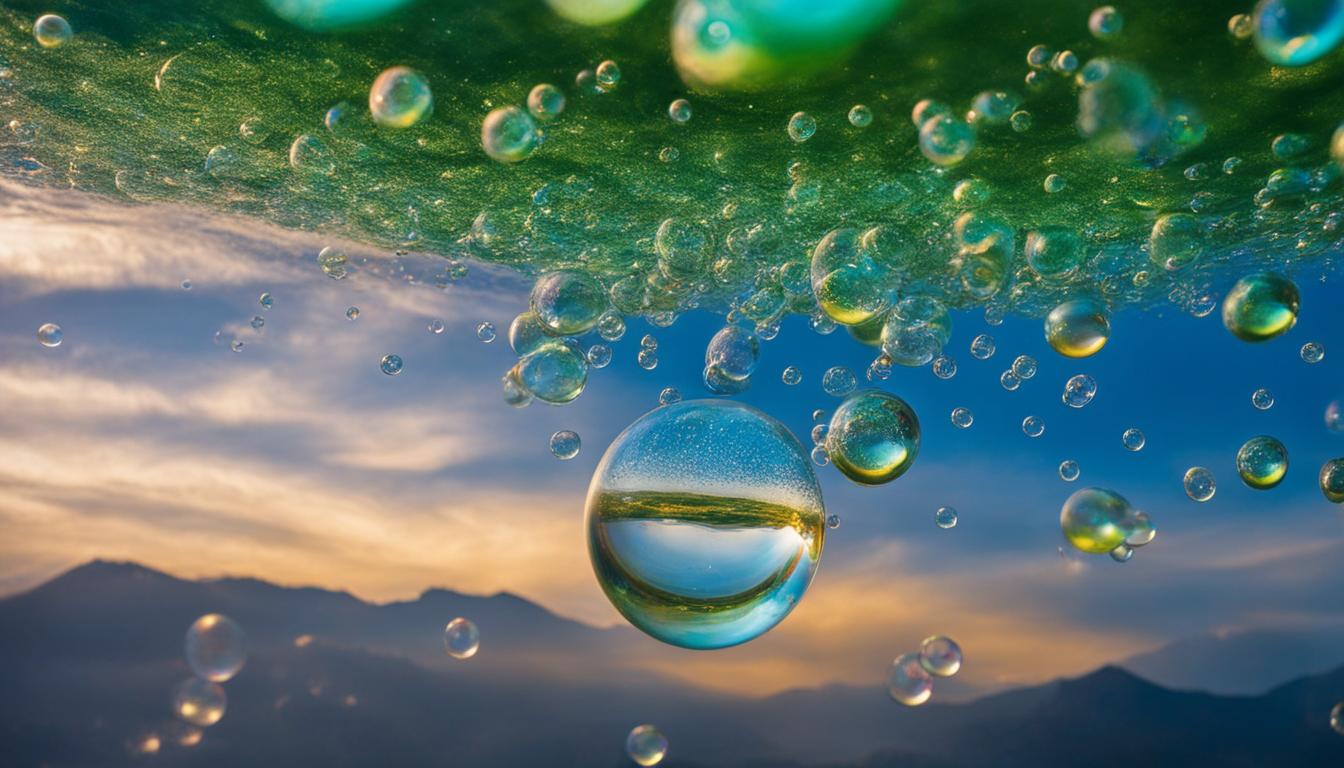 burbujas en el agua significado espiritual