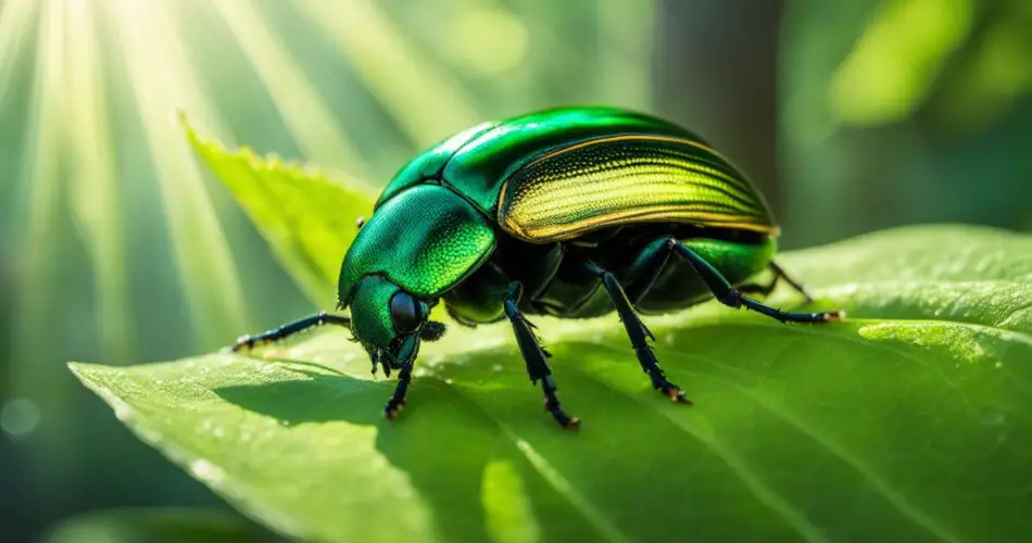 escarabajo verde significado espiritual