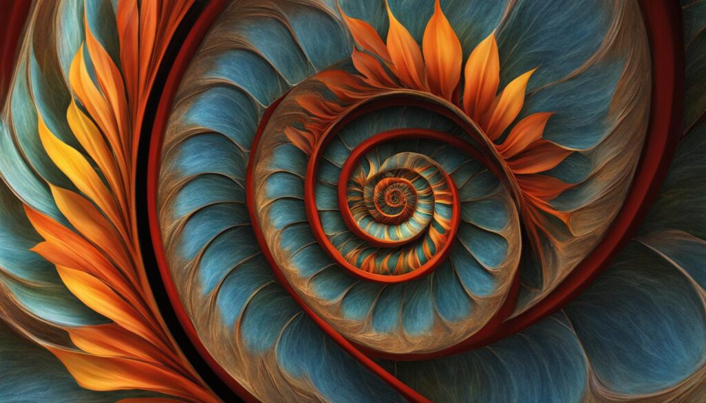 espiral de Fibonacci