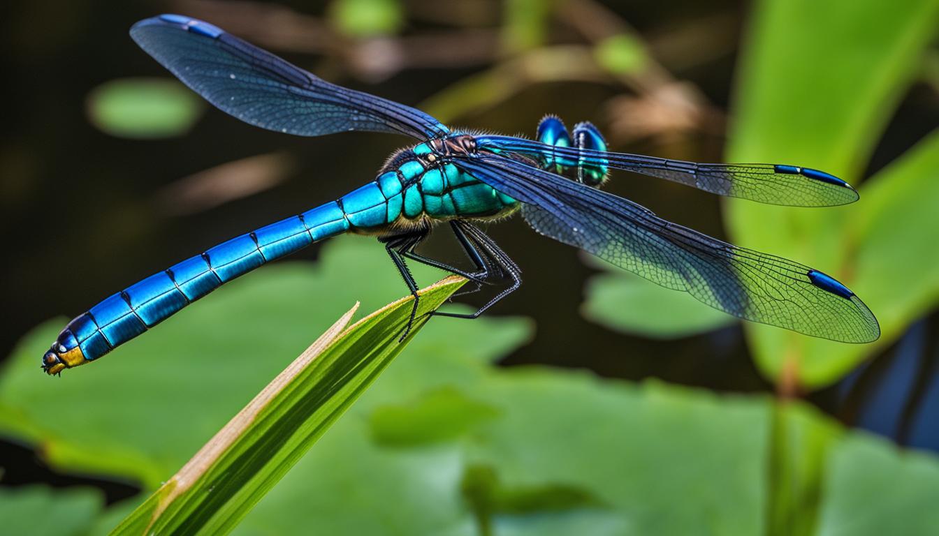 libélula azul